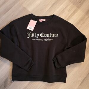 Juicy Couture Black Crewneck Sweatshirt
